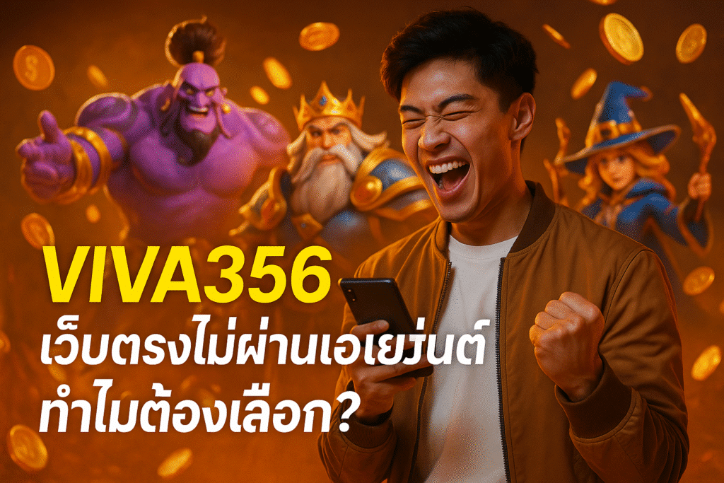 VIVA356 เว็บตรงไม่ผ่านเอเย่นต์ ทำไมต้องเลือก?