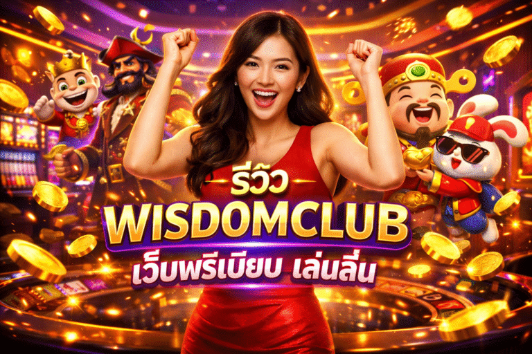 รีวิว WISDOMCLUB เว็บพรีเมียม เล่นลื่น