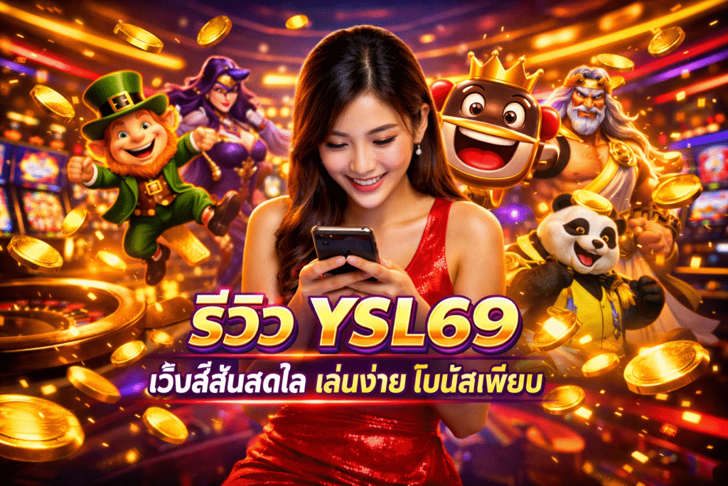 รีวิว YSL69 เว็บสีสันสดใส เล่นง่าย โบนัสเพียบ