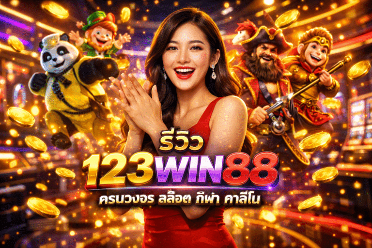 รีวิว 123WIN88 ครบวงจร สล็อต กีฬา คาสิโน