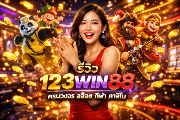 รีวิว 123WIN88 ครบวงจร สล็อต กีฬา คาสิโน
